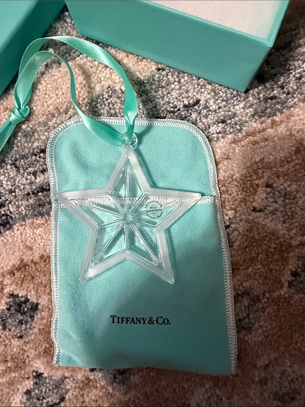 Tiffany & Co. Star Ornament in Tiffany Blue
